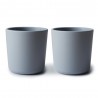 CUPS (SET OF TWO) SOLID CLOUD 7.5x7.5x7 CM