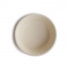 SUCTION BOWL SOLID IVORY 12x12x5 CM