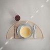 DINNER PLATE ROUND (SET OF 2) SOLID PALE DAFFODIL 19x19x3 CM