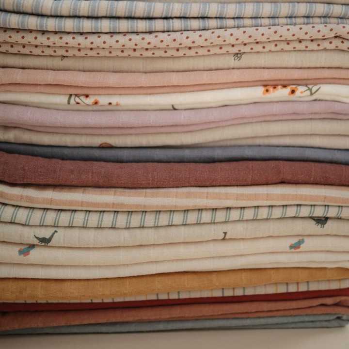 MUSELINA SOLID TRADEWINDS 120x120 CM