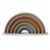 STACKING RAINBOWS SOLID TROPICAL 16.8x7.6x3 CM