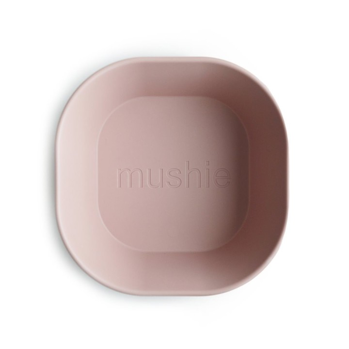 SET 2 CIOTOLE QUADRATE SOLID BLUSH 13x13x5 CM