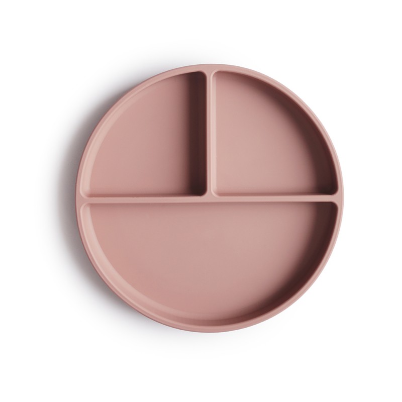 SUCTION PLATE SOLID BLUSH 18x18x2 CM