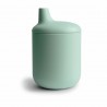 SILICONE SIPPY CUP SOLID CAMBRIDGE BLUE 11.4x7.15x7.15 CM