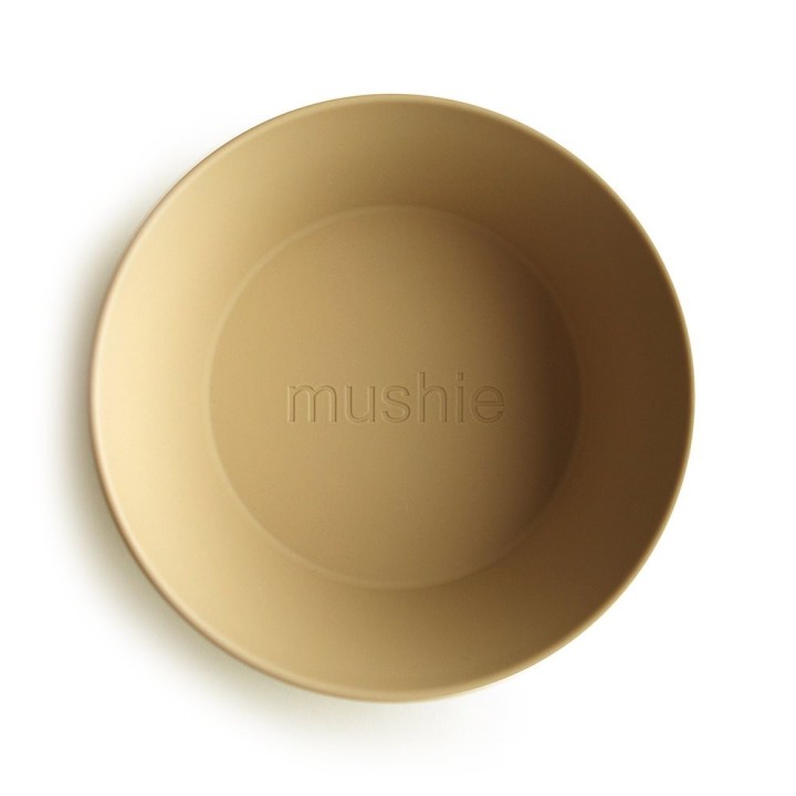 DINNER BOWL ROUND (SET OF 2) SOLID MUSTARD 13x13x5 CM
