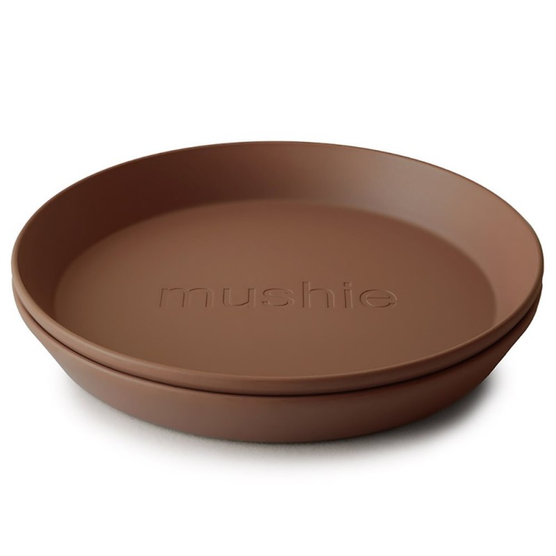 DINNER PLATE ROUND (SET OF 2) SOLID CARAMEL 19x19x3 CM