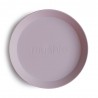 DINNER PLATE ROUND (SET OF 2) SOLID SOFT LILAC 19x19x3 CM