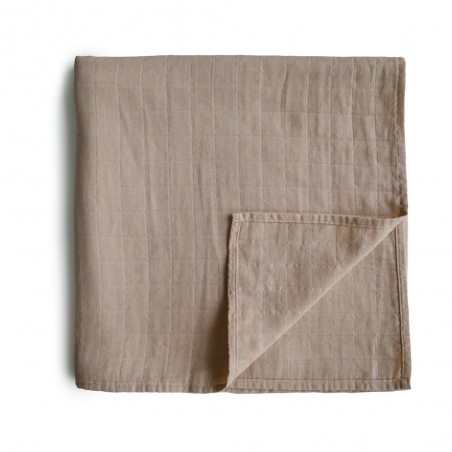 SWADDLE SOLID NATURAL 120x120 CM