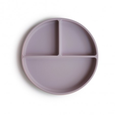 SUCTION PLATE SOLID SOFT LILAC 18x18x2 CM