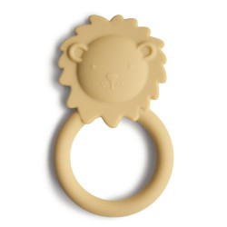 MASSAGIAGENGIVE IN SILICONE LION SOFT YELLOW 11.8x7.2x1 CM