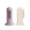 PACK 2 CEPILLOS DIENTES DEDO SOLID SOFT LILAC/IVORY 5x2.7x2.7 CM