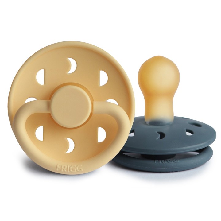 SUCCHIETTO B. IN LATEX 2 IN 1 MOON PHASE PALE DAFFODIL/SLATE 0+