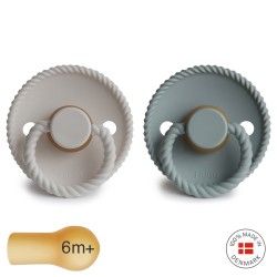 SUCCHIETTO B. IN LATEX 2 IN 1 ROPE SILVER G./FRENCH G. 6+