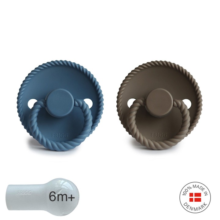 SUCCHIETTO B. SILICONE 2 IN 1 ROPE PORTOBELLO/OCEAN VW 6+