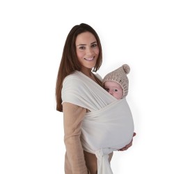 BABY CARRIER WRAP IVORY...