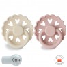 SILICONE PACIFIER BLOCK 2 PACK FAIRYTALE DUCKLING/L.MATCH 0+