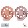 SILICONE PACIFIER BLOCK 2 PACK FAIRYTALE PRINCESS/THUMBELINA 0+
