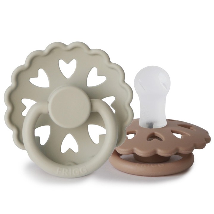 SILICONE PACIFIER BLOCK 2 PACK FAIRYTALE EMPEROR/CLUMSY 0+