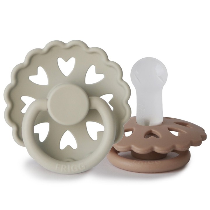SILICONE PACIFIER BLOCK 2 PACK FAIRYTALE EMPEROR/CLUMSY 6+