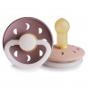 LATEX PACIFIER NIGHT 2 PACK MOON PHASE TW.MAUVE/BLUSH 6+