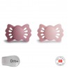 SYMM. SILICONE PACIFIER 2 PACK LUCKY CEDAR/BABY P. 0+