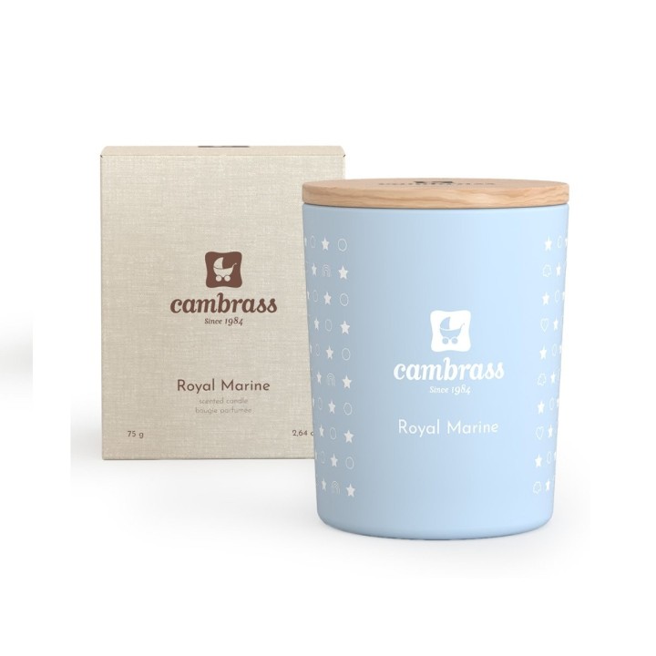 SCENTED CANDLE 10 cl STAR ROYAL MARINE 5.5x5.5x6.5 CM