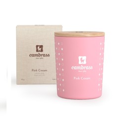 SCENTED CANDLE 10 cl STAR PINK CREAM 5.5x5.5x6.5 CM