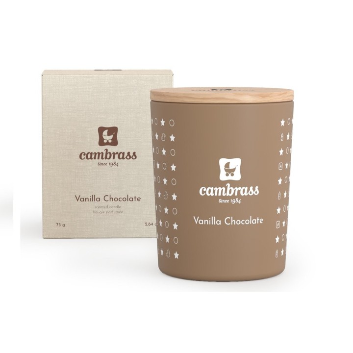 CANDELA PROFUMATA 10 cl STAR VANILLA CHOCOLATE 5.5x5.5x6.5 CM