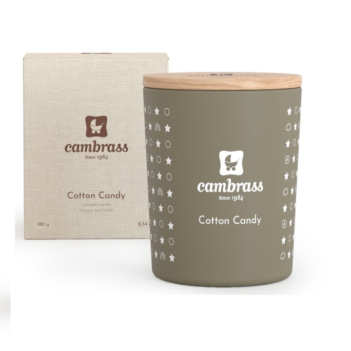 CANDELA PROFUMATA 25 cl STAR COTTON CANDY 7.5x7.5x9 CM