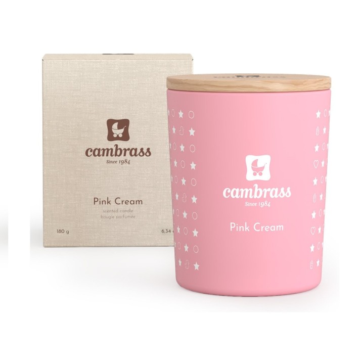 BOUGIE PARFUMÉE 25 cl STAR PINK CREAM 7.5x7.5x9 CM