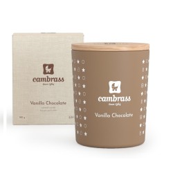 BOUGIE PARFUMÉE 25 cl STAR VANILLA CHOCOLATE 7.5x7.5x9 CM