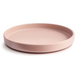 CLASSIC SUCTION PLATE SOLID BLUSH 18x18x2 CM