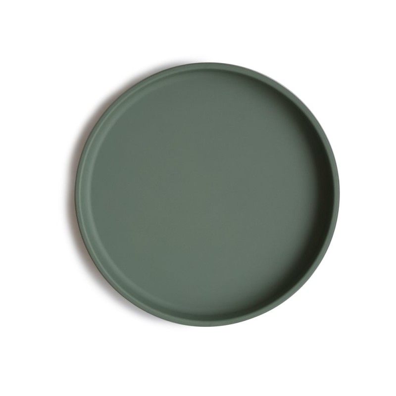 CLASSIC SUCTION PLATE SOLID DRIED THYME 18x18x2 CM