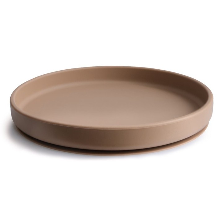 PIATTO CON VENTOSA CLASSICO SOLID NATURAL