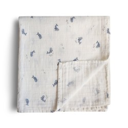SWADDLE PRINT WHALES...