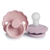 SUCCHIETTO B. SILICONE 2 IN 1 DAISY BABY PINK/S.LILAC 0+