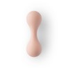 SILICONE BABY RATTLE SOLID BLUSH 4x13 CM