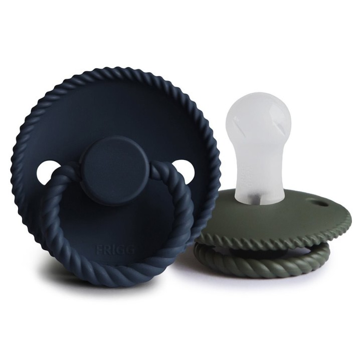 SUCCHIETTO B. SILICONE 2 IN 1 ROPE DARK NAVY/OLIVE 0+