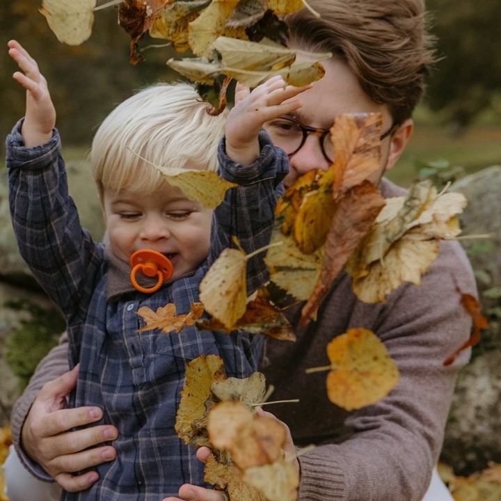 SILICONE PACIFIER BLOCK 2 PACK ROPE CREAM/MAPLE 0+
