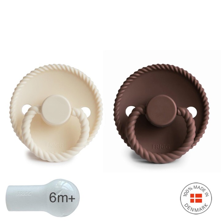 SUCCHIETTO B. SILICONE 2 IN 1 ROPE CREAM/COCOA 6+