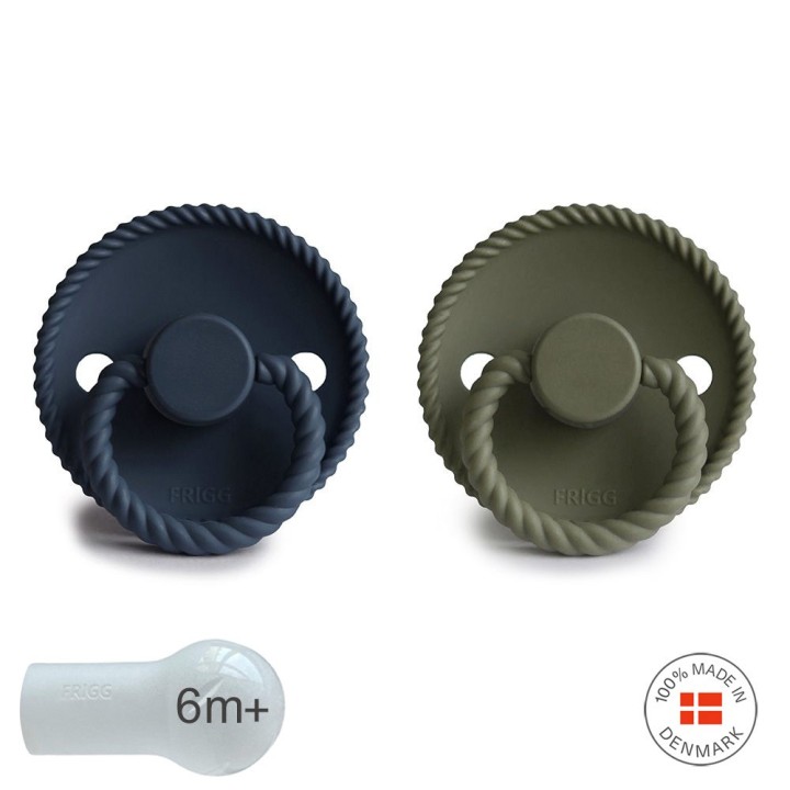 SUCCHIETTO B. SILICONE 2 IN 1 ROPE DARK NAVY/OLIVE 6+