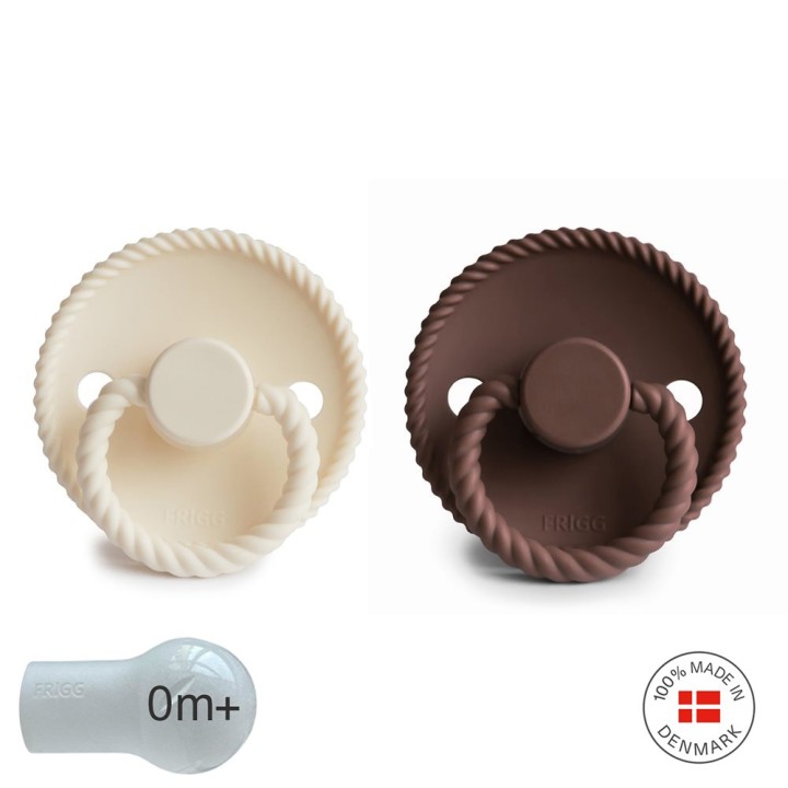 SUCCHIETTO B. SILICONE 2 IN 1 ROPE CREAM/COCOA 0+