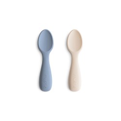 TODDLER STARTER SPOON 2-PACK SOLID SHIFT.SAND+TRADEWIND 2.5x10.5x1 CM