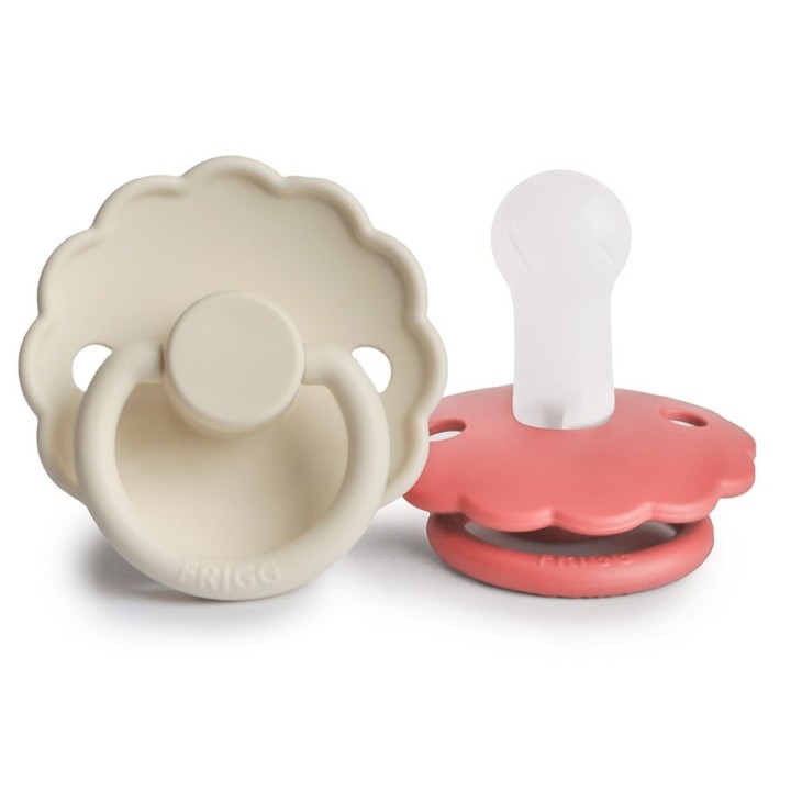SUCCHIETTO B. SILICONE 2 IN 1 DAISY CREAM/POPPY 6+