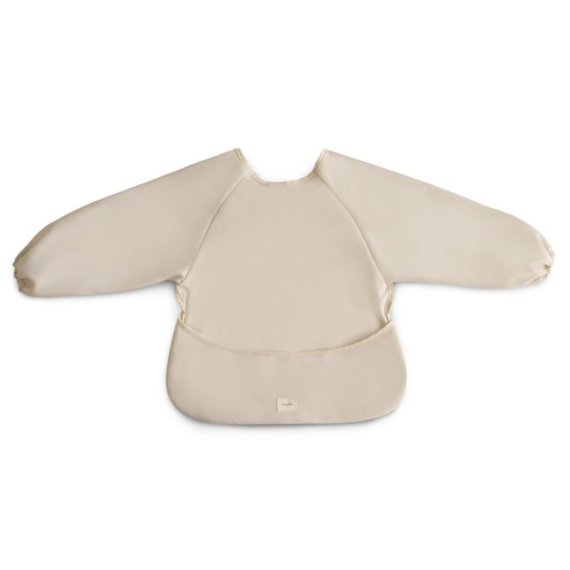 LONG SLEEVE BIB SOLID FOG 36x40 CM