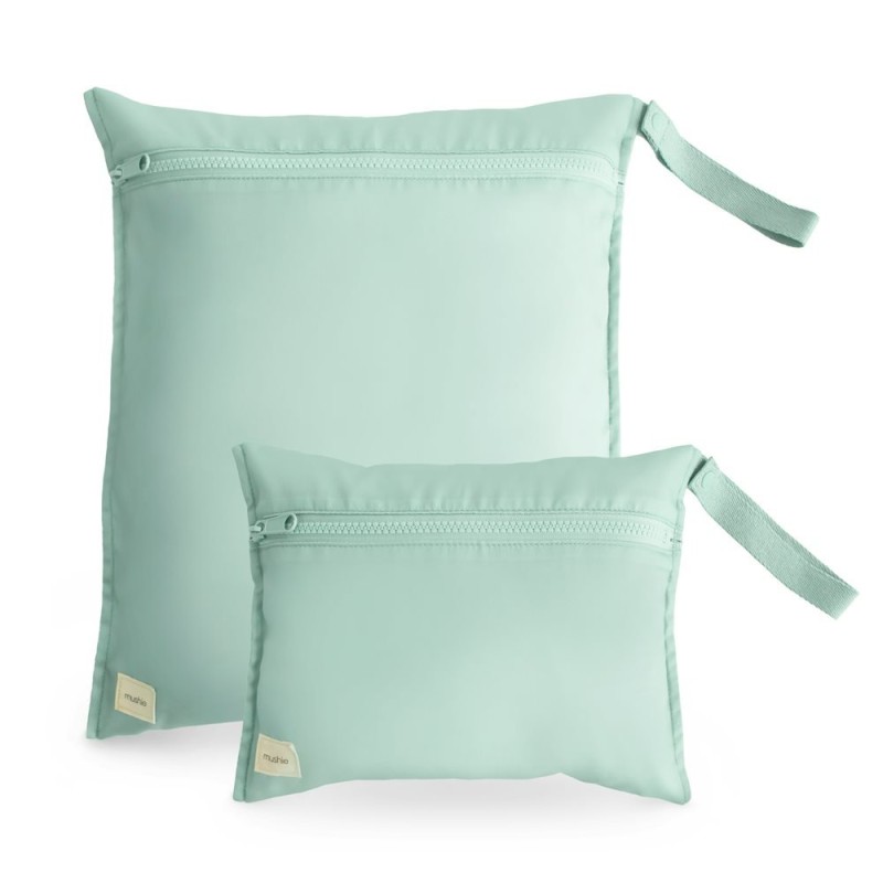 WATER RESISTANT WET BAGS SOLID ROMAN GREEN 32x37 CM - 26,5x20 CM