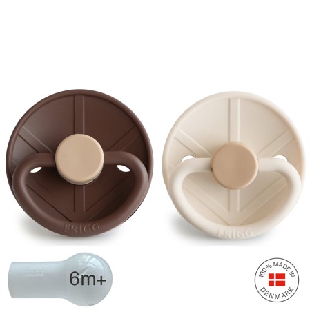 SUCCHIETTO B. SILICONE 2 IN 1 LITTLE VIKING CREAM/COCOA 6+