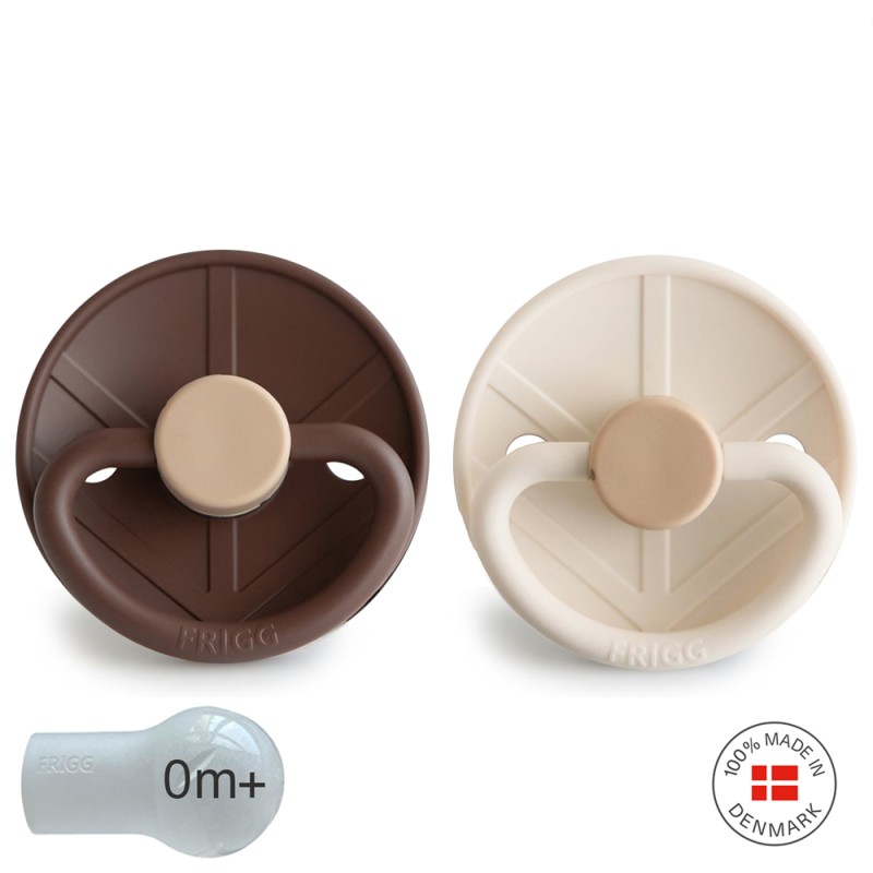 SUCCHIETTO B. SILICONE 2 IN 1 LITTLE VIKING CREAM/COCOA 0+