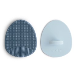 CRADLE CAP BRUSH (2 PACK) SOLID T.WINDS/PERIWINKLE 7.5x9 CM