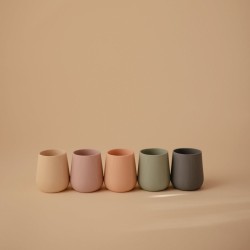 SILICONE STARTER CUP SOLID BLUSH 5.5x6x5.5 CM